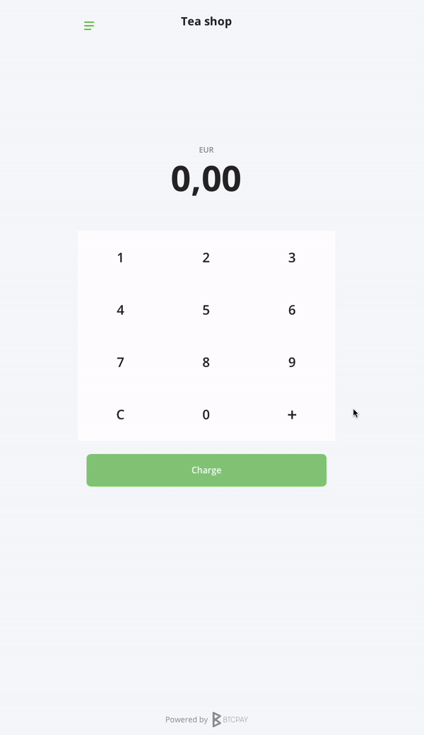 BTCPay Server POS