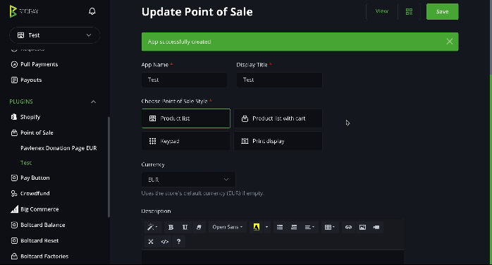 Point of sale QR onboarding