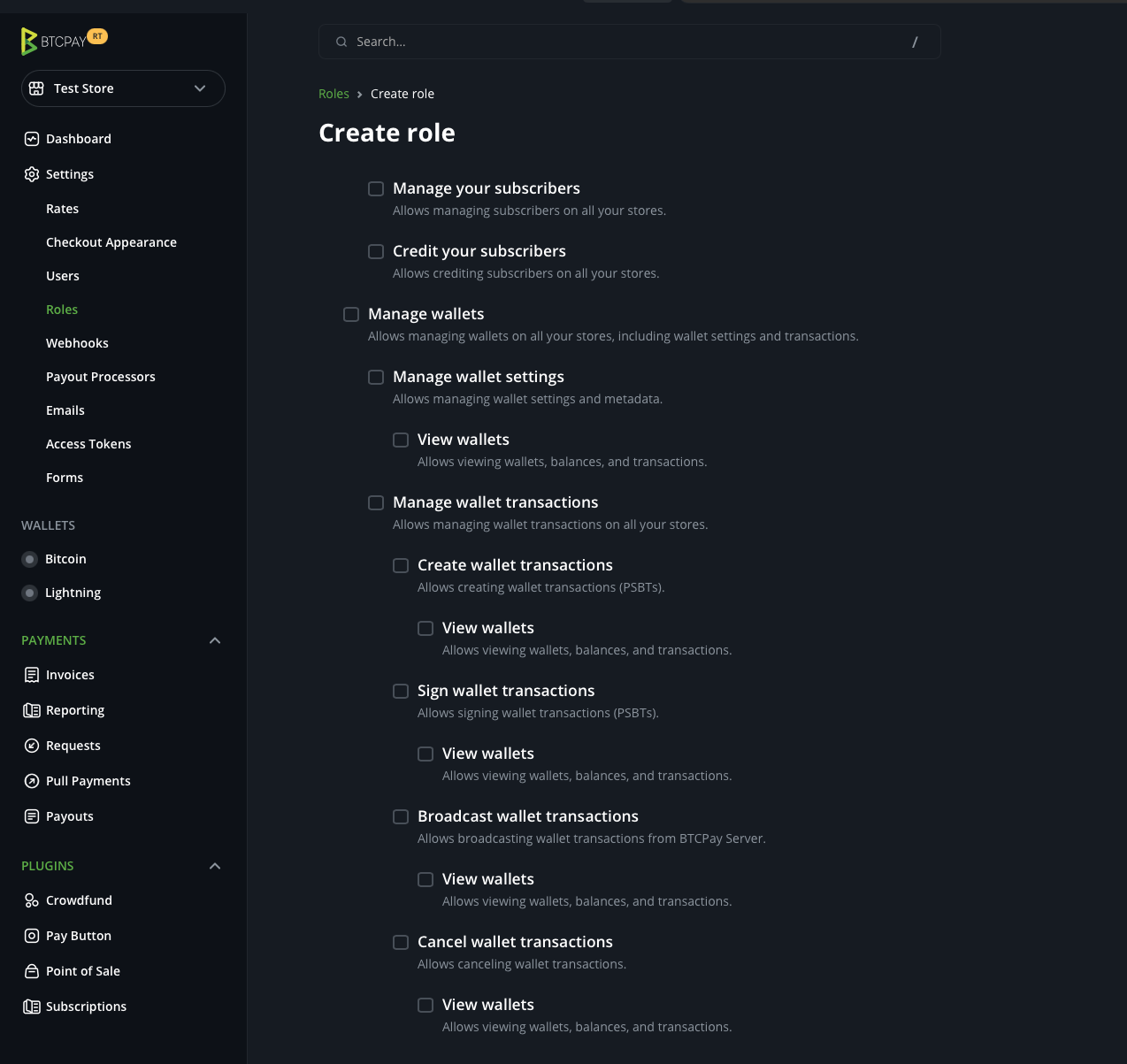 Permissions Wallet